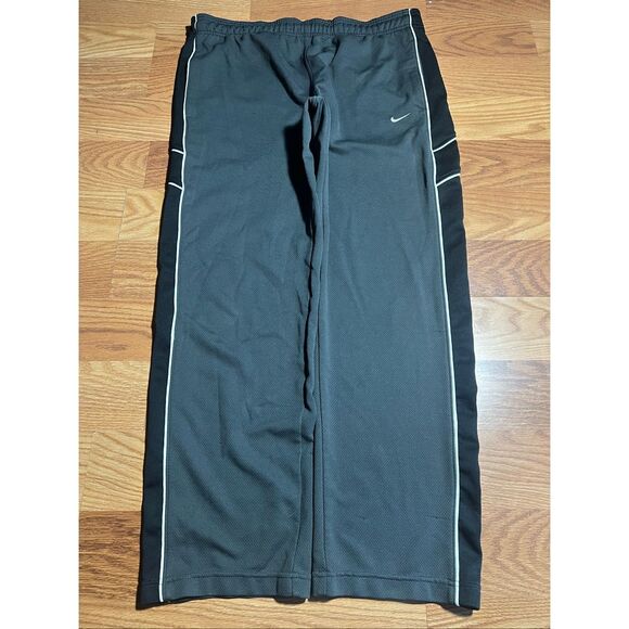 Vintage Y2K Nike Striped Two Tone Track Pants - Picture 1 of 7